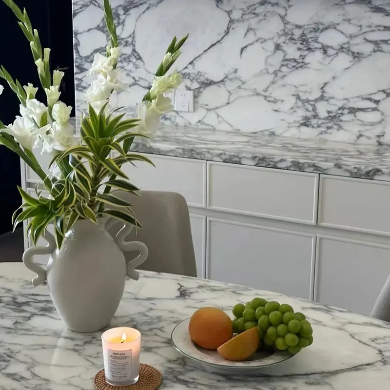 Arabescato Carrara marmorplatta