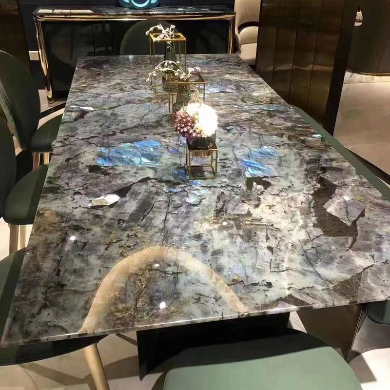 Blue Emerald Granite -bordsskiva