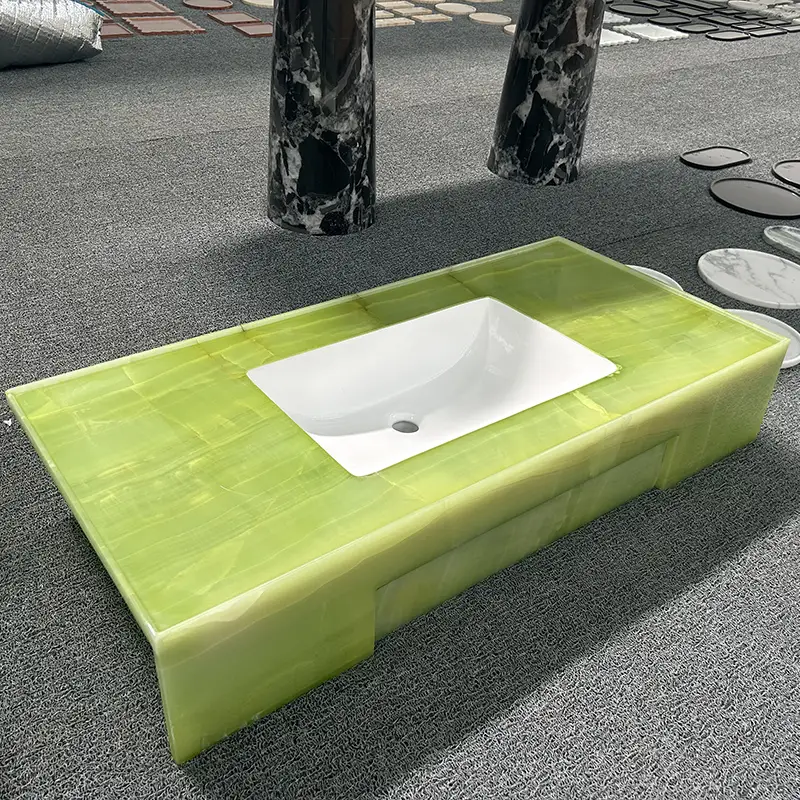 Grön Onyx Vanity Top